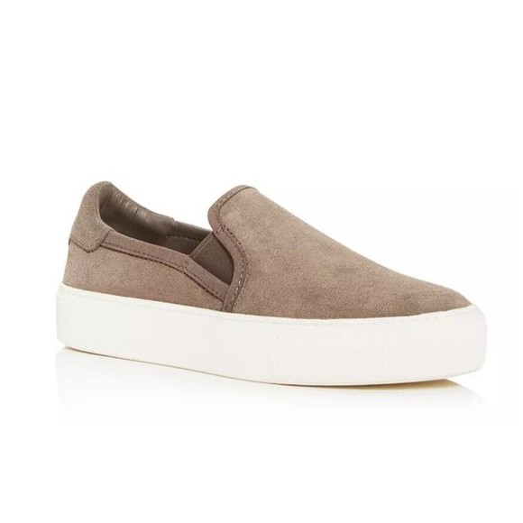 UGG Shoes - UGG Jass Womens Slip Ons Tan Low Top Comfort Suede Sneakers Shoes Size 6 1106545
